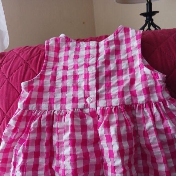 Pink & White Check Sundress by Youngland, Size 24 Mo. - Picture 3 of 9